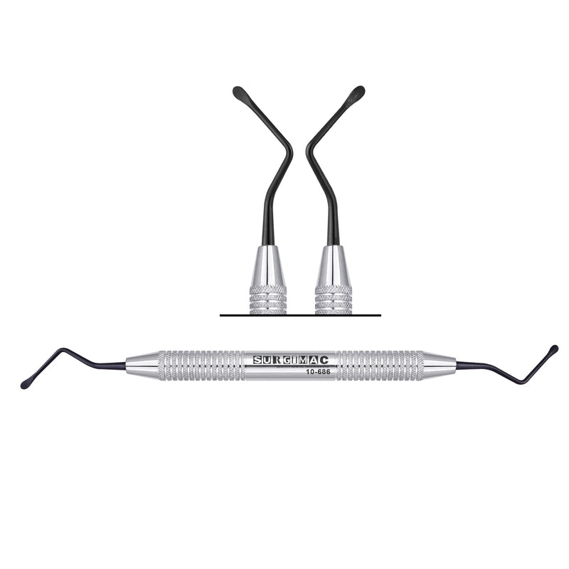 SurgiMac #86 Lucas Curette, Smooth, 2.8mm, Black (TiN), Stainless Steel, Air Series, 1/Pk