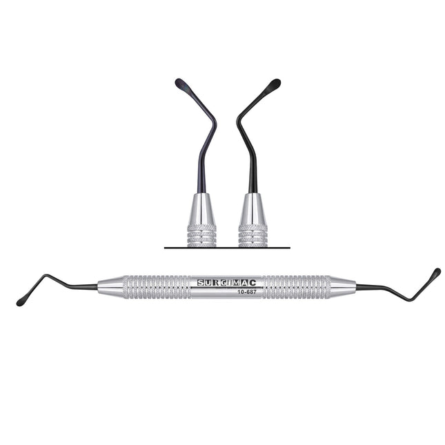 SurgiMac #87 Lucas Curette, Smooth, 3.5mm, Black (TiN), Stainless Steel, Air Series, 1/Pk