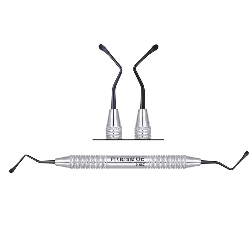SurgiMac #87 Lucas Curette, Smooth, 3.5mm, Black (TiN), Stainless Steel, Air Series, 1/Pk