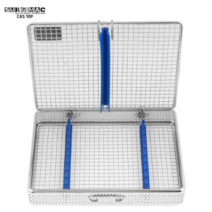 SurgiMac Instruments Cassette, Large, 10 Instruments, Stainless Steel, Eco Series, 1/Pk | SurgiMac Dental Supply