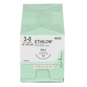Ethilon™ Nylon FS-1 3/8 Circle Reverse Cutting Needle 1629H