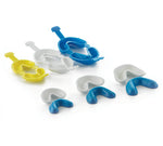 DentiCare Disposable Fluoride Gel Trays, Hinged - Blue 50/Bag. Hinged 10029-MUN