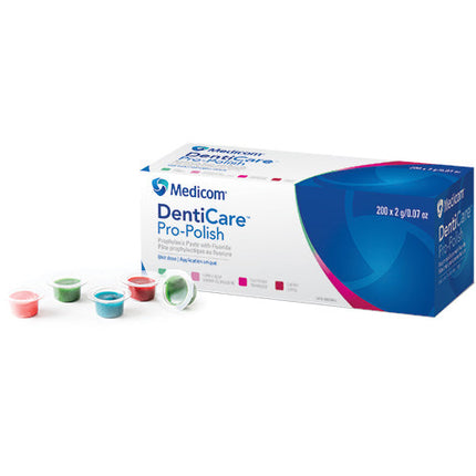 DentiCare Pro-Polish Coarse Prophy Paste with Fluoride. Box of 200 Unit