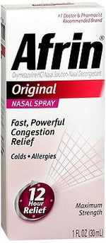 Sinus Relief Afrin® Original 0.05% Strength Nasal Spray 30 mL | SurgiMac Dental Supply