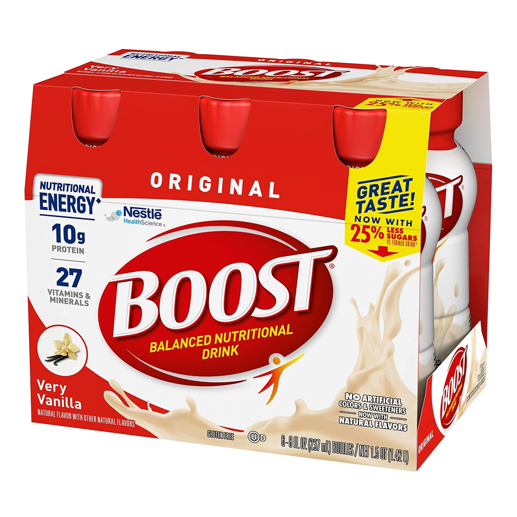 Nestle | Oral Supplement Boost Original Very Vanilla Flavor Liquid CS/4 ...