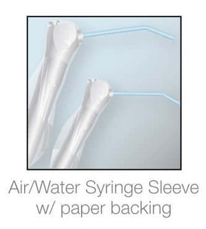 Pac-Dent Syringe sleeve w/opening, Clear, 2 1/2" x 10" | SurgiMac Dental Supply