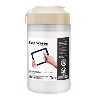 Easy Screen Surface Cleaner Premoistened Alcohol Based Manual Pull Wipes, P03672