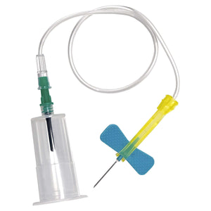 McKesson Prevent G Blood Collection Set 23 Gauge 3/4 Inch Needle Length Safety Needle 12 Inch Tubing Sterile | SurgiMac Dental Supply