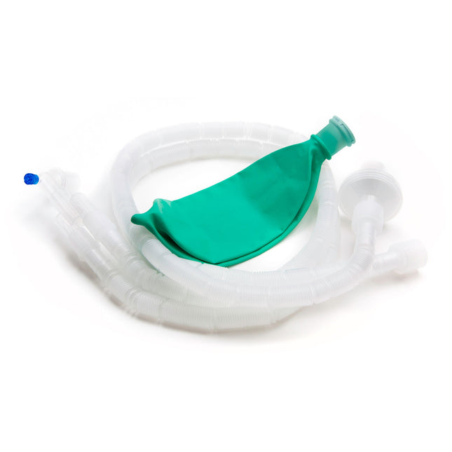 Anesthesia Breathing Circuit McKesson Expandable Tube 96 Inch Tube Dual Limb Pediatric 1 Liter Bag Single Patient Use
