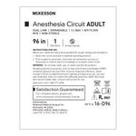 Anesthesia Breathing Circuit McKesson Expandable Tube 96 Inch Tube Dual Limb Adult 3 Liter Bag Single Patient Use