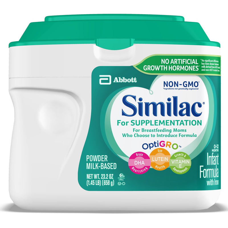 Infant Formula Similac For Supplementation Canister Powder Milk-Based CS/4 63013