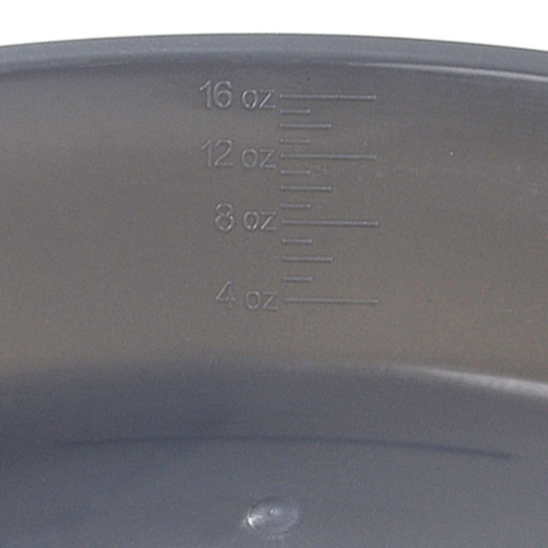 Emesis Basin McKesson Graphite 16 oz. Plastic Single Patient Use
