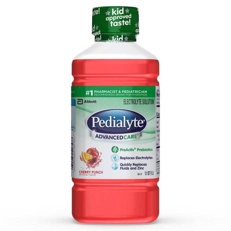 Oral Electrolyte Solution Pedialyte AdvancedCare Cherry Punch Flavor 63057-1