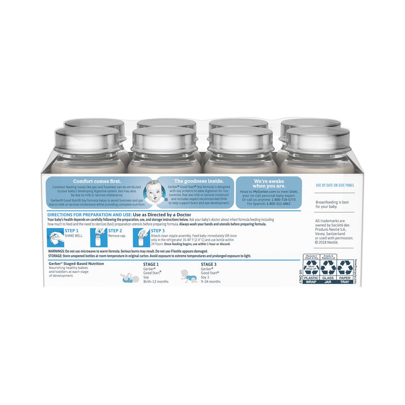 Infant Formula Gerber Good Start Gentle Soy CS/48 5000035359