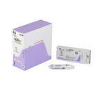 Coated Vicryl™ Polyglactin 910 RB-1 1/2 Circle Taper Point Needle Size 4-0 Braided | SurgiMac Dental Supply