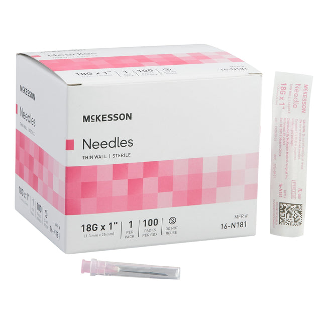 McKesson | Hypodermic Needle Without Safety box of 100 by McKesson | 16-N181-1