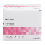 Hypodermic Needle Without Safety box of 100 by McKesson 16-N18105-1