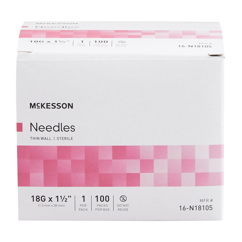 Hypodermic Needle Without Safety Case of 1000 by McKesson 16-N18105