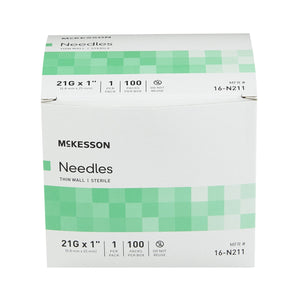Hypodermic Needle Without Safety Case of 1000 by McKesson 16-N211