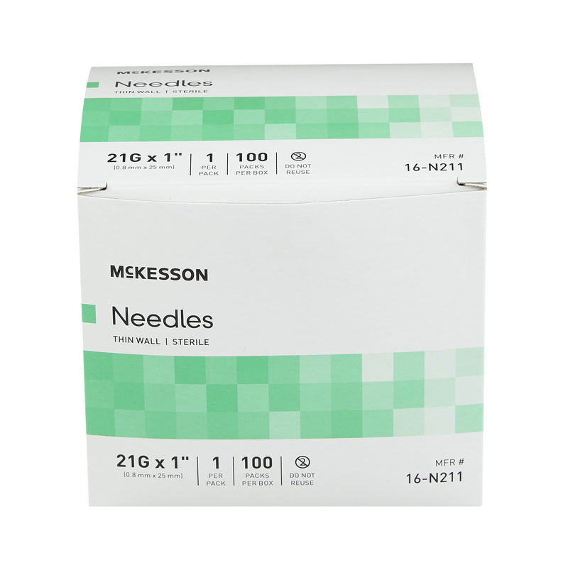 Hypodermic Needle Without Safety box of 100 by McKesson 16-N211-1