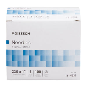 Hypodermic Needle Without Safety Case of 1000 by McKesson 16-N231