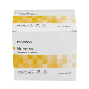 Hypodermic Needle Without Safety box of 100 by McKesson 16-N25105-1
