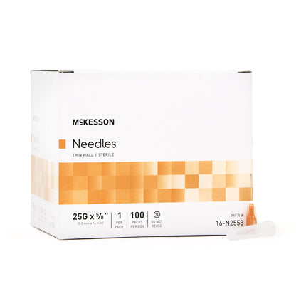 Hypodermic Needle Without Safety box of 100 by McKesson