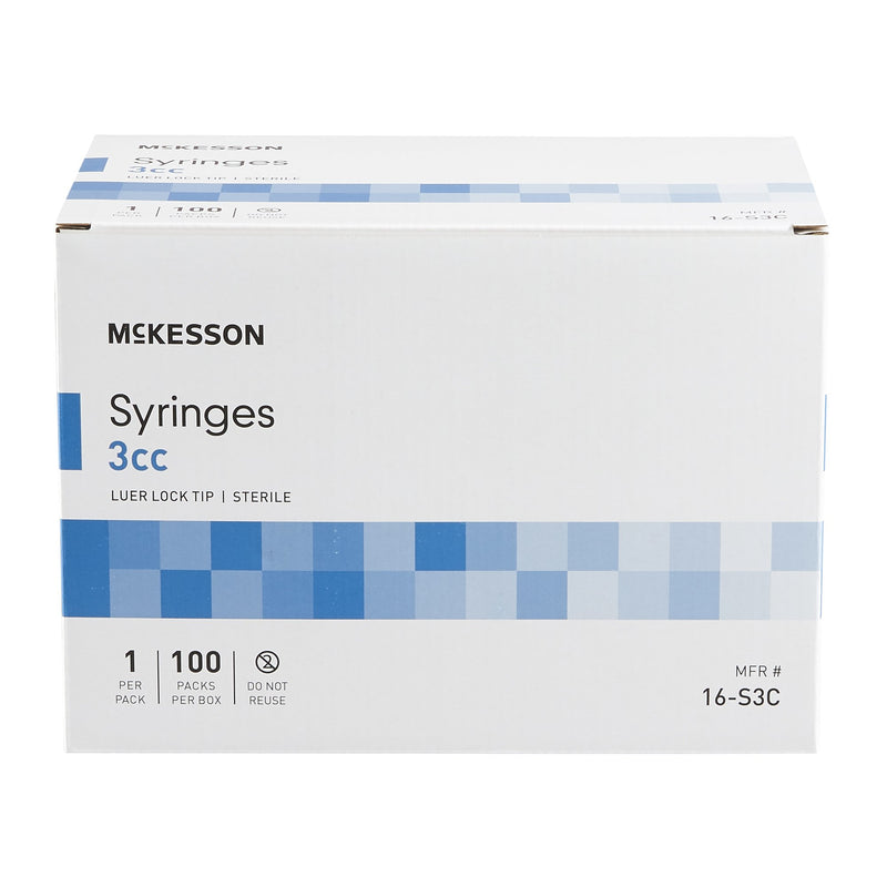 General Purpose Syringe Luer Lock Tip Without Safety by McKesson 16-S3C