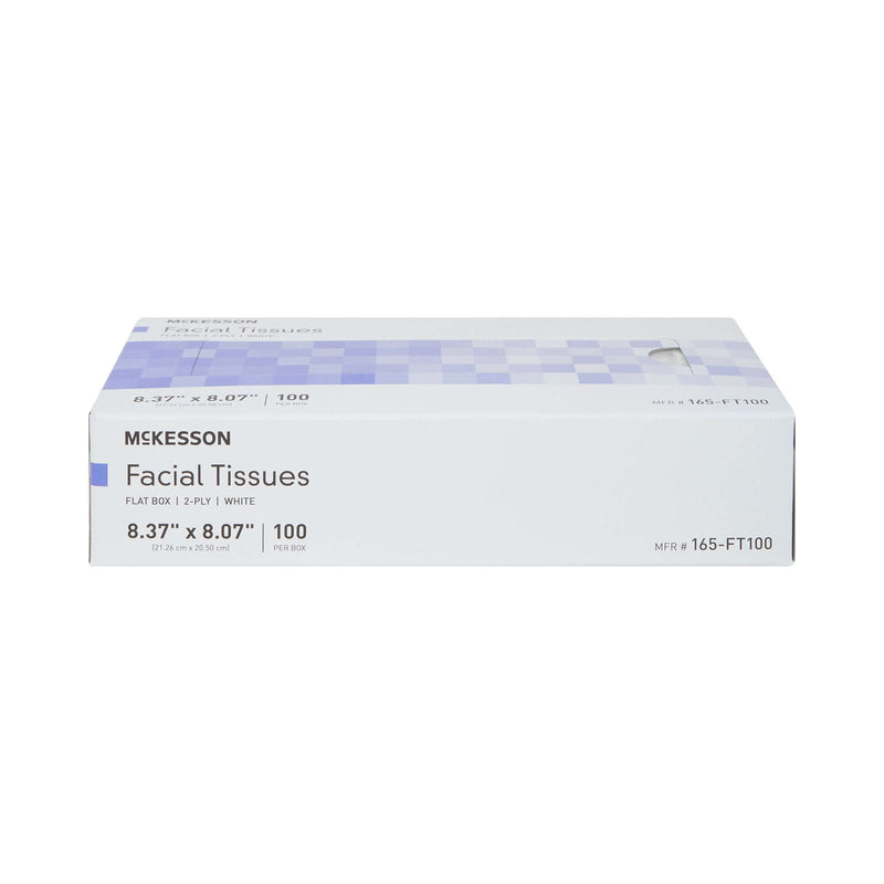 Facial Tissue McKesson White 8.37 X 8.07 Inch 100 Count | SurgiMac Dental Supply