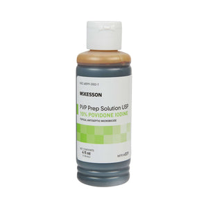 Skin Prep Solution McKesson Flip-Top Bottle 10% Strength Povidone-Iodine NonSterile | SurgiMac Dental Supply