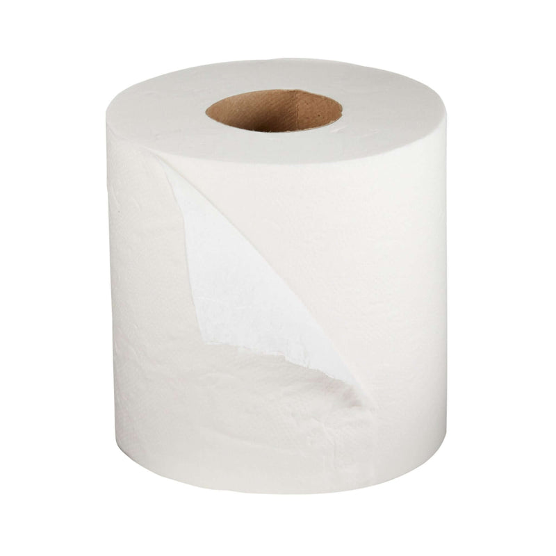 Toilet Tissue McKesson Premium White 2-Ply Standard Size Cored Roll 500 Sheets 4 X 4-1/2 Inch | SurgiMac Dental Supply