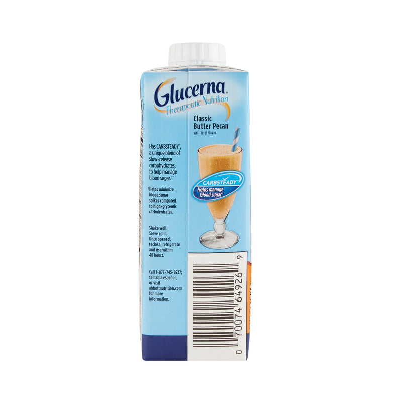 Oral Supplement Glucerna Therapeutic Nutrition Shake Butter Pecan Flavor Liquid CS/24 64927
