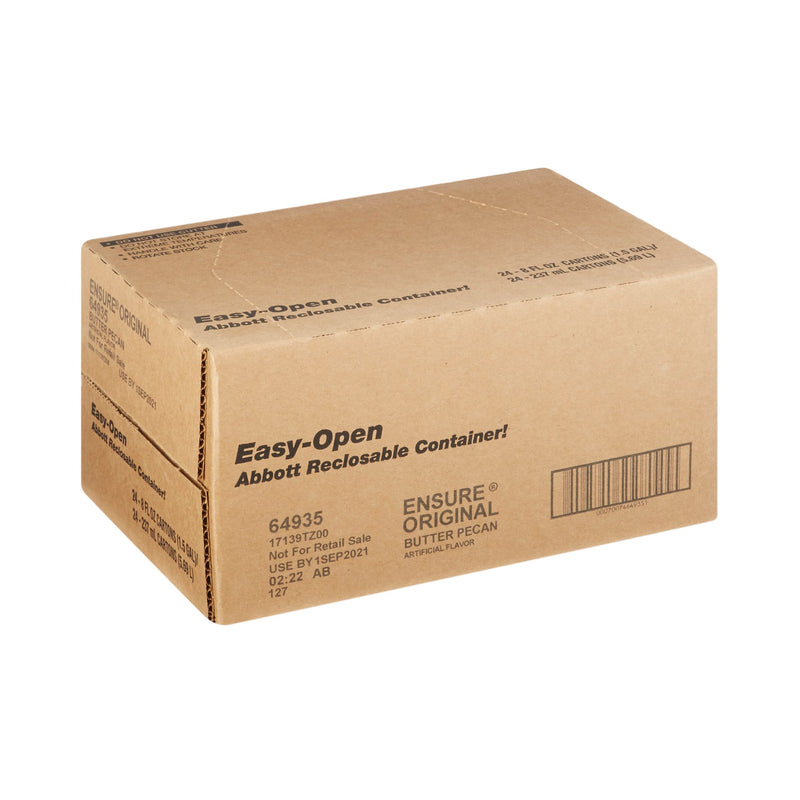 Ensure Original Therapeutic Nutrition Shake Butter Pecan Flavor Liquid 8 oz. 64935