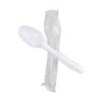 Spoon McKesson Medium Weight White Polypropylene | SurgiMac Dental Supply