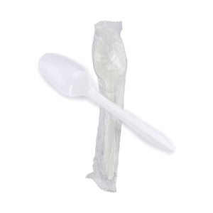 Spoon McKesson Medium Weight White Polypropylene | SurgiMac Dental Supply