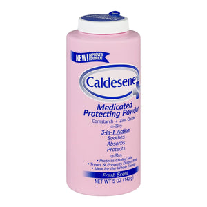 Body Powder Caldesene Medicated Protecting 5 oz. Fresh Scent Shaker Bottle 81% Cornstarch / 15% Zinc Oxide 36373611151