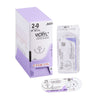Coated Vicryl™ Polyglactin 910 CT-1 1/2 Circle Taper Point Needle Size 2-0 Braided