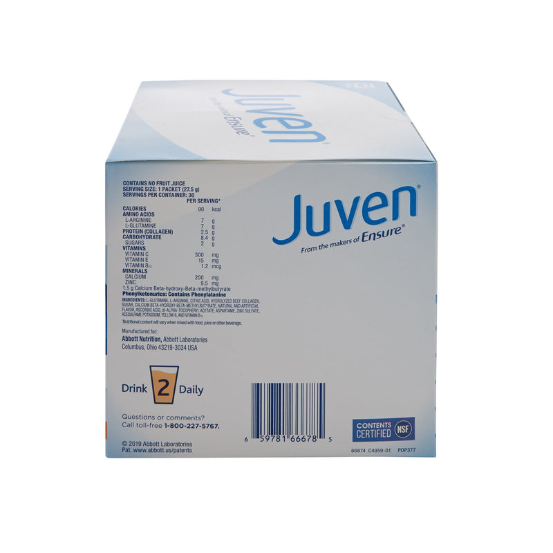 Oral Supplement Juven Orange Flavor Powder 66674-1
