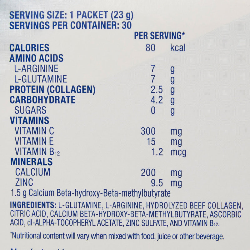 Oral Supplement Juven Unflavored Powder 66686-1