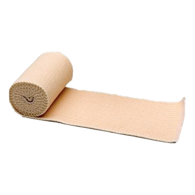 Elastic Bandage McKesson 3 Inch X 4-1/2 Yard Double Hook and Loop Closure Tan NonSterile Standard Compression