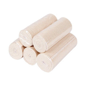 Elastic Bandage McKesson 2 Inch X 4-1/2 Yard Single Hook and Loop Closure Tan NonSterile Standard Compression | SurgiMac Dental Supply