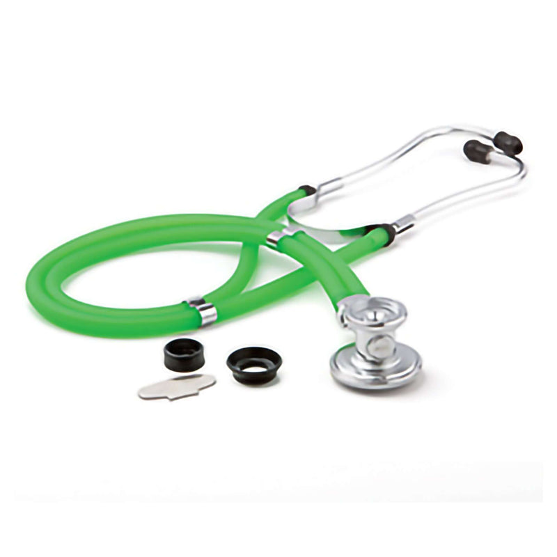 Sprague Stethoscope McKesson Green 2-Tube 22 Inch Tube Double Sided Chestpiece | SurgiMac Dental Supply