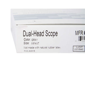 General Exam Stethoscope McKesson Gray 1-Tube 21 Inch Tube Double Sided Chestpiece | SurgiMac Dental Supply