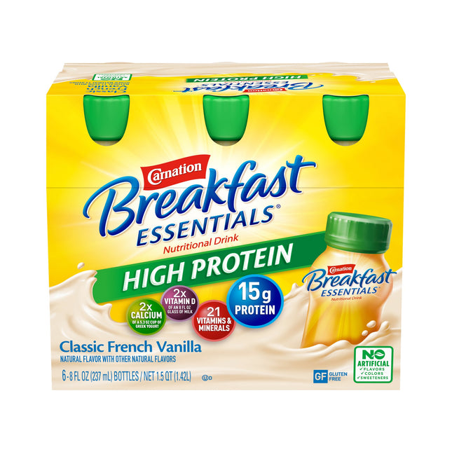 Nestle | Oral Supplement Carnation Breakfast Essentials High Protein French Vanilla Flavor Liquid | 12269922-1