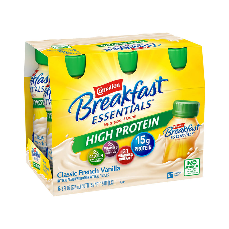 Oral Supplement Carnation Breakfast Essentials High Protein French Vanilla Flavor Liquid 12269922-1
