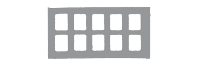 Flow Dental Perfect Pocket Film Mounts Vinyl/Blue 10 Window Bite Wing, Size 3, Box of 100