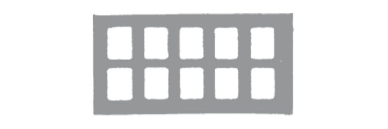 Flow Dental Perfect Pocket Film Mounts Vinyl/Blue 10 Window Bite Wing, Size 3, Box of 100