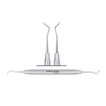 SurgiMac #1/2 Hollenback Carver, 1.0/2.0mm, Regular Handle, Double-Ended, Stainless Steel, Air Series, 1/Pk