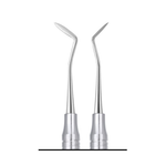SurgiMac #1/2 Hollenback Carver, 1.0/2.0mm, Regular Handle, Double-Ended, Stainless Steel, Air Series, 1/Pk