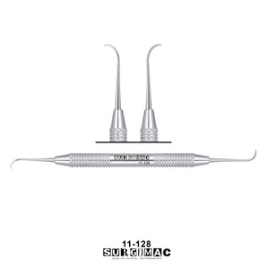 SurgiMac Nebraska 128 Scaler, Double-Ended, Stainless Steel, Air Series, 1/Pk